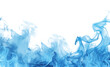 © Rawpixel.com - PNG Blue flame bottom border backgrounds smoke abstract.