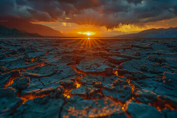 a planet earth in the water with the sun shining on it