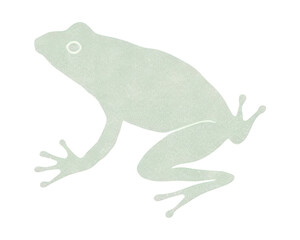 Wall Mural - PNG Frog amphibian wildlife reptile.