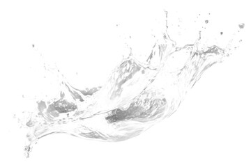 Poster - PNG water splash effect, transparent background