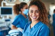© alisaaa - happy dental nurse portrait