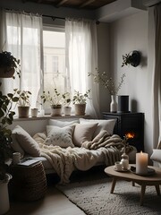 Wall Mural - Cozy Living Room Inspiration Photography Art