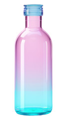 Poster - PNG Abstract water bottle glass transparent perfume.