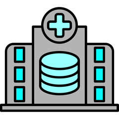 Sticker - Hospital Database Icon