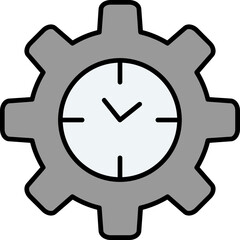 Wall Mural - Efficient Time Icon