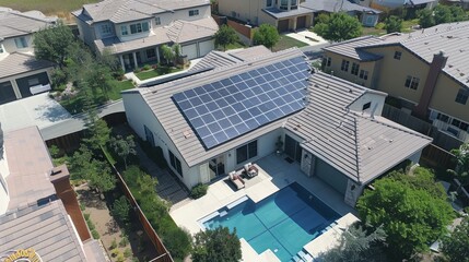 Sticker - Solar power emerges as a beacon of clean energy, harnessing the sun's inexhaustible bounty to power homes, businesses, and communities with minimal environmental impact.