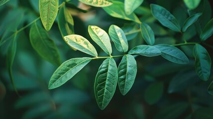 Poster - Curry leaf plant viewed from flat angle