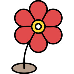 Poster - Flower Icon