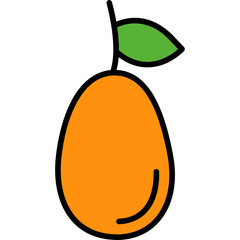 Wall Mural - Kumquat Icon