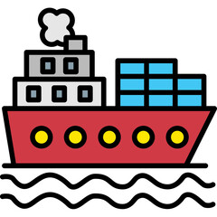 Sticker - Shipping Icon