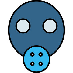 Sticker - Gas Mask Icon