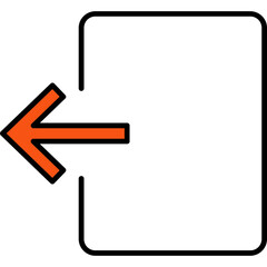 Poster - Exit Door Icon