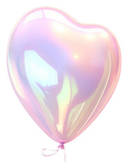 Wall Mural - PNG Reflective balloon celebration abstract floating