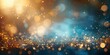 © Nice Seven - Abstract Blue and Gold Bokeh Background