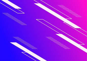 Wall Mural - abstract geometric gradient background. Memphis Composition of dynamic shapes. Vector illustration