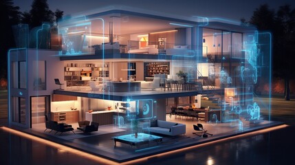 Poster - A smart home with integrated technology  