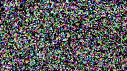 Wall Mural - colourful party dots abstract frame full of different coloured dots slowly appearing and disappearin