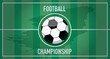 © 4zevar - Football and soccer with green bacground