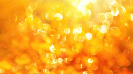 Yellow Nature. Blurred Abstract Background with Summer Bokeh Effect