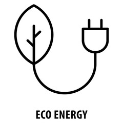 Eco Energy Icon simple and easy to edit for your design elements