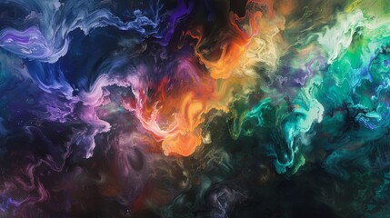 Abstract Swirling Nebula