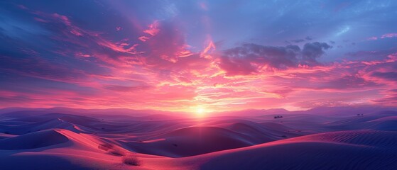 Desert Sunset.