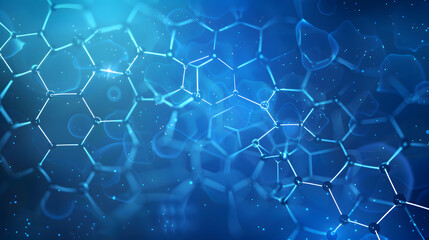abstract background with hexagons