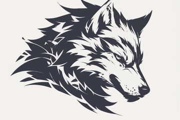  illustration of a wolf