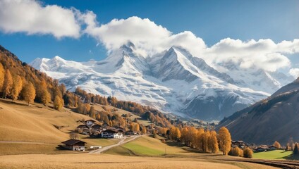 Wall Mural - mountain road in the mountains