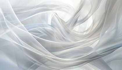 Wall Mural - A light abstract background with smooth white and light gray lines