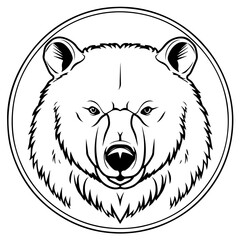 Sticker - Bear Face