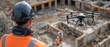 © Starkreal - A drone survey of a construction site using advanced mapping technology