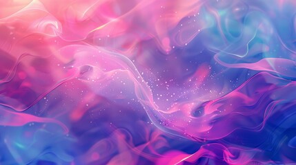 Wall Mural - Lively abstract wallpaper bold pinks purples blues gradients light refractions