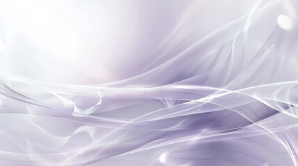 Canvas Print - Calming subdued with lavender grey and silver smooth gradients and light flares