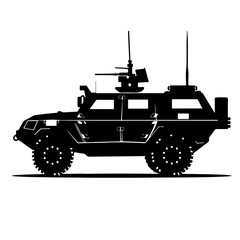 Sticker - Armored Police Car