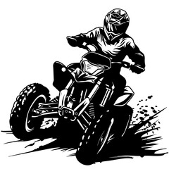 Poster - Atv Motocross Racing