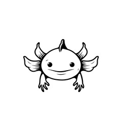 Sticker - Axolotl Peeking