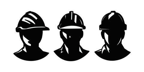 construction worker helmet icon safety