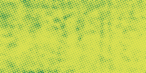 Wall Mural - Dots halftone yellow green color pattern gradient texture background vector illustration