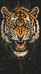 Poster - portrait of a tiger