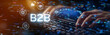 © Summit Art Creations - Business person navigates B2B landscape, harness technology to enhance business-to-business connections. Discover reshapes B2B interactions, driving innovation in business-to-businesses strategies