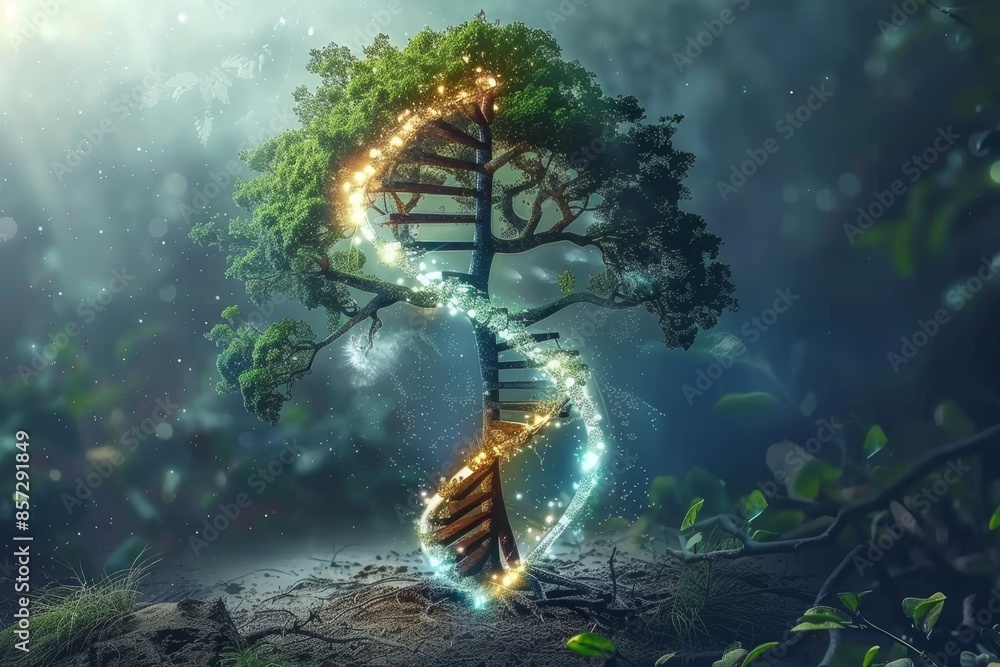 Trace Roots Exploring family heritage dna, ancestors, genealogy concept for tracing ...