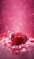 Wall Mural - Background graphic for valentines day