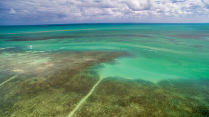 Wall Mural - Lower Matecumbe Key, Florida - Panoramic aerial view of the beautiful landscape