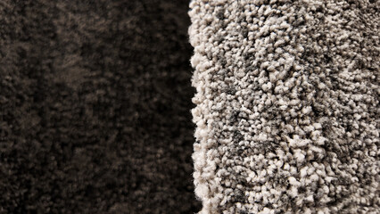 Wall Mural - Gray carpet texture background close up