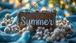 © Andrea - Creative fun wood sign with text that says Summer