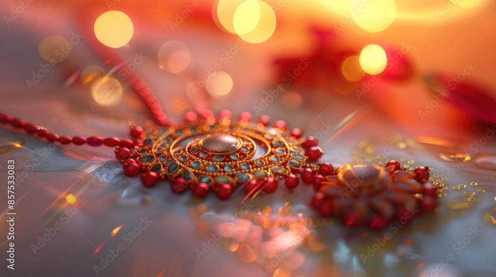 Joyful bonding: happy raksha bandhan, celebrating cherished bond ...
