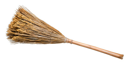 broom isolated on white background , transparent png image