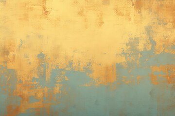 Wall Mural - Abstract Textured Background with Golden and Teal Tones