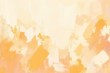 Wall Mural - Abstract Art with Orange and White Brushstrokes
